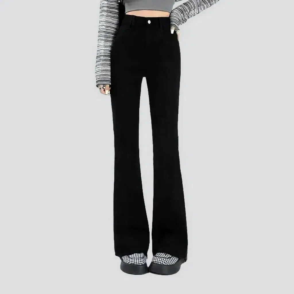 Monochrome women's street jeans | Jeans4you.shop