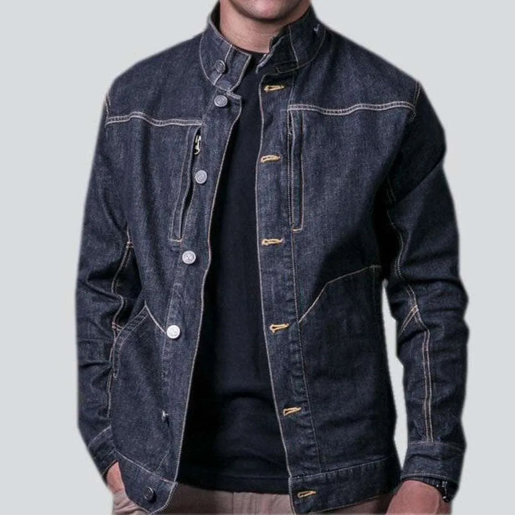Motorcycle men's casual denim jacket | Jeans4you.shop