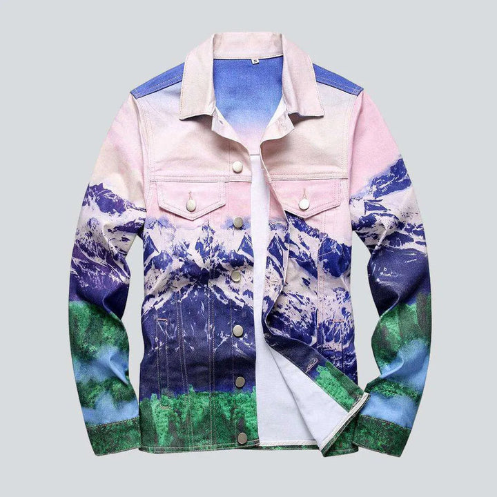 Mountain view men's denim jacket | Jeans4you.shop
