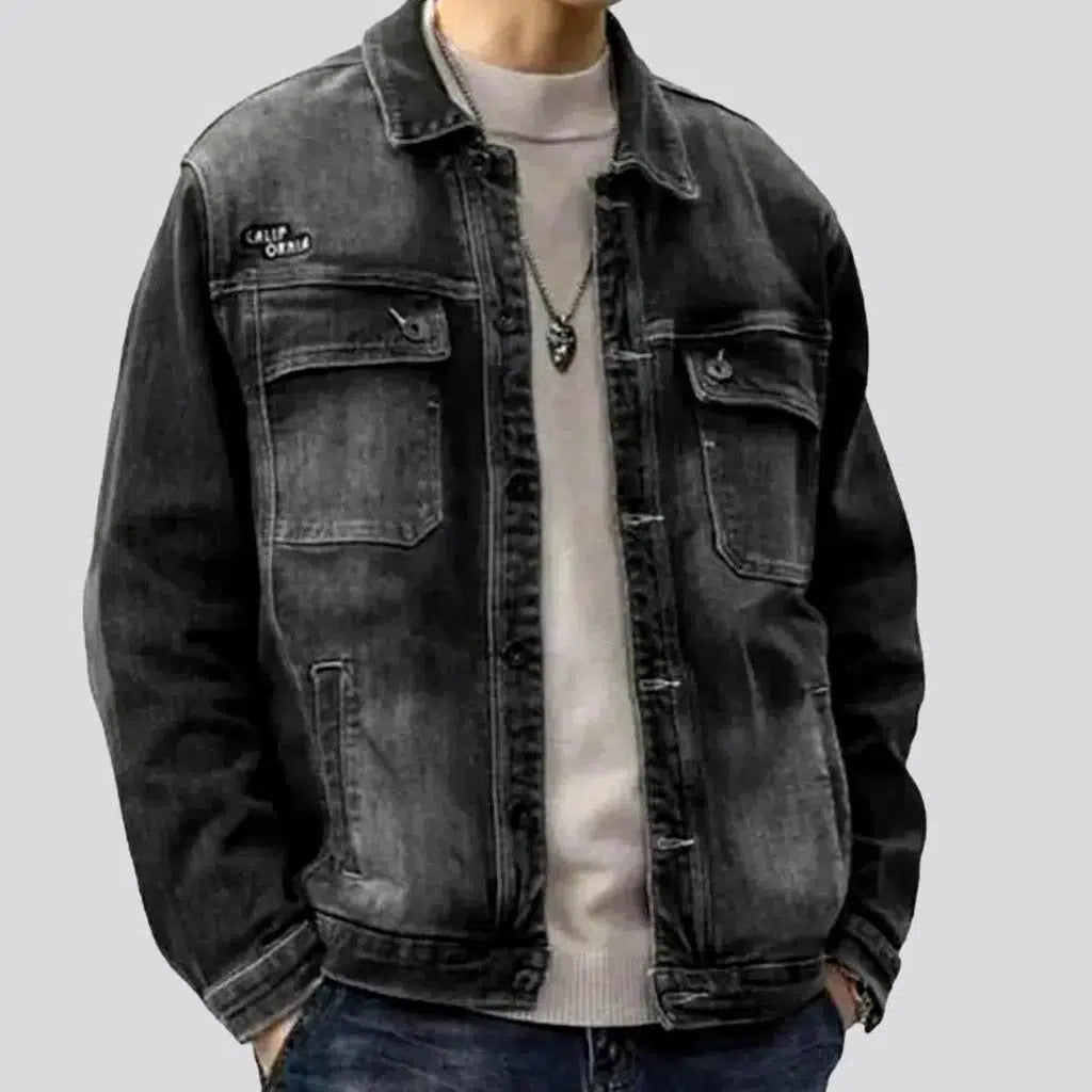 Oversized fashion men's denim jacket | Jeans4you.shop