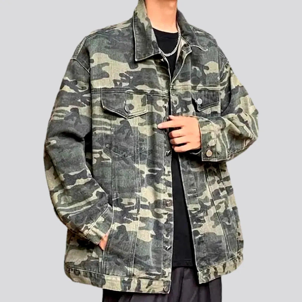 Oversized y2k men's denim jacket | Jeans4you.shop