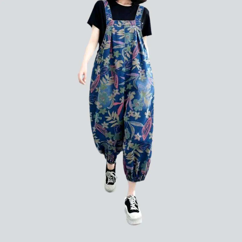 Painted denim jumpsuit
 for women | Jeans4you.shop