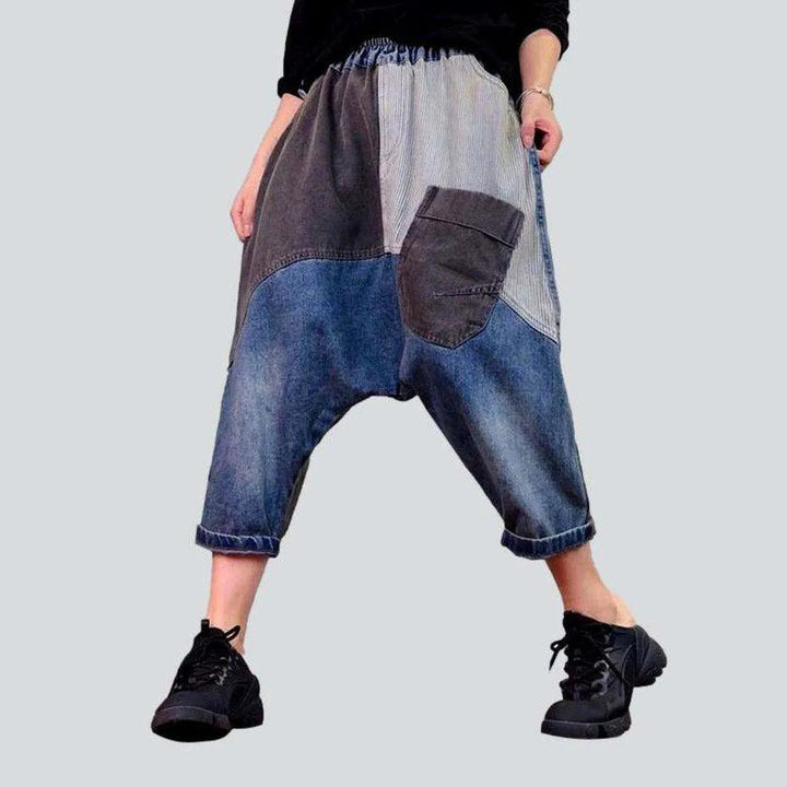 Patchwork women's hip-hop denim pants | Jeans4you.shop