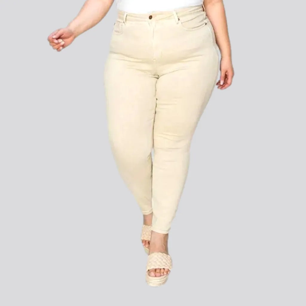 Plus-size high-waist jeans
 for women | Jeans4you.shop