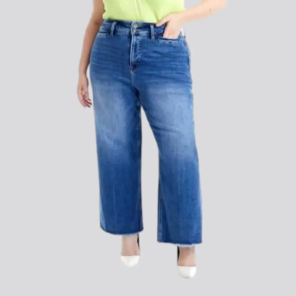 Plus-size women's wide-leg jeans | Jeans4you.shop