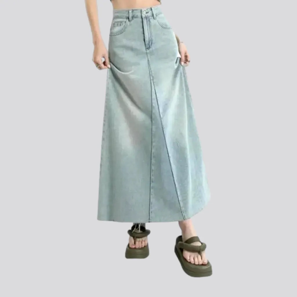 Raw-hem fashion denim skirt
 for ladies | Jeans4you.shop
