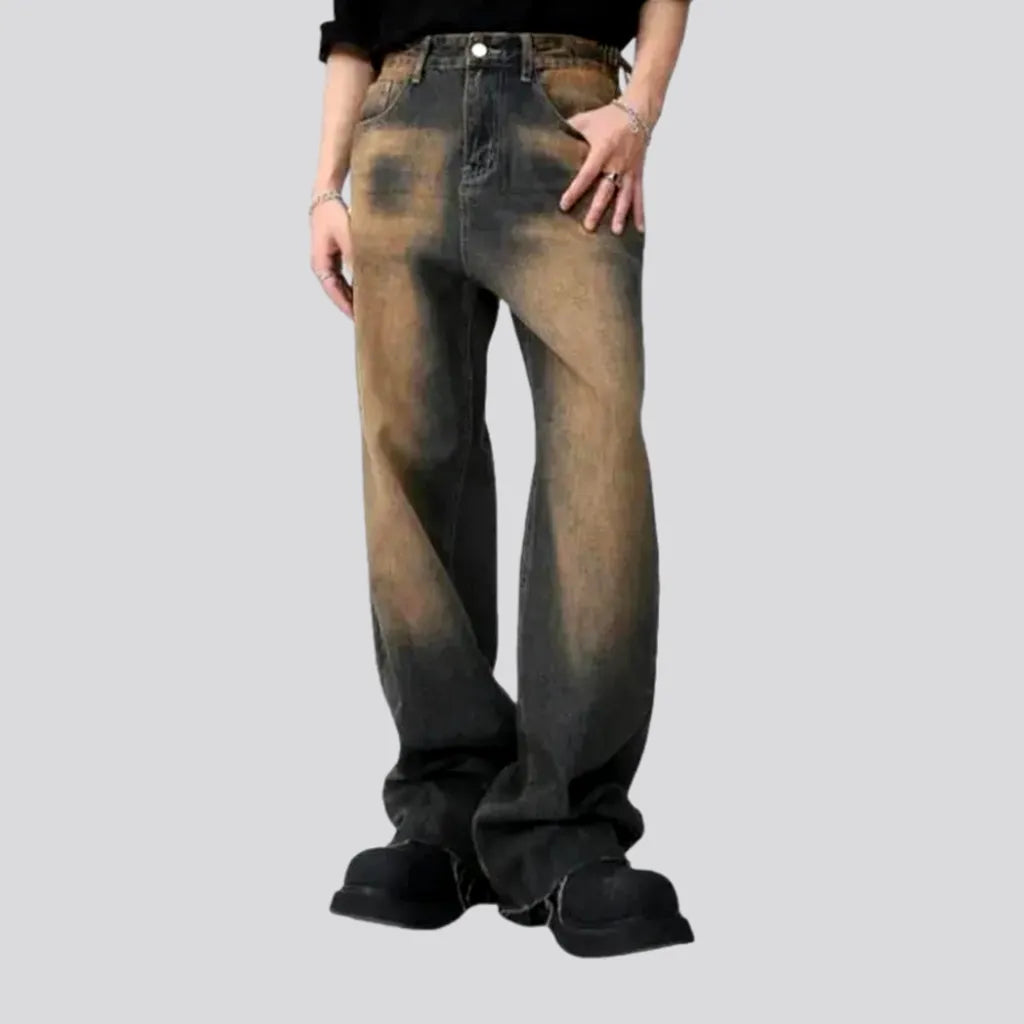 Raw-hem sanded jeans
 for men | Jeans4you.shop