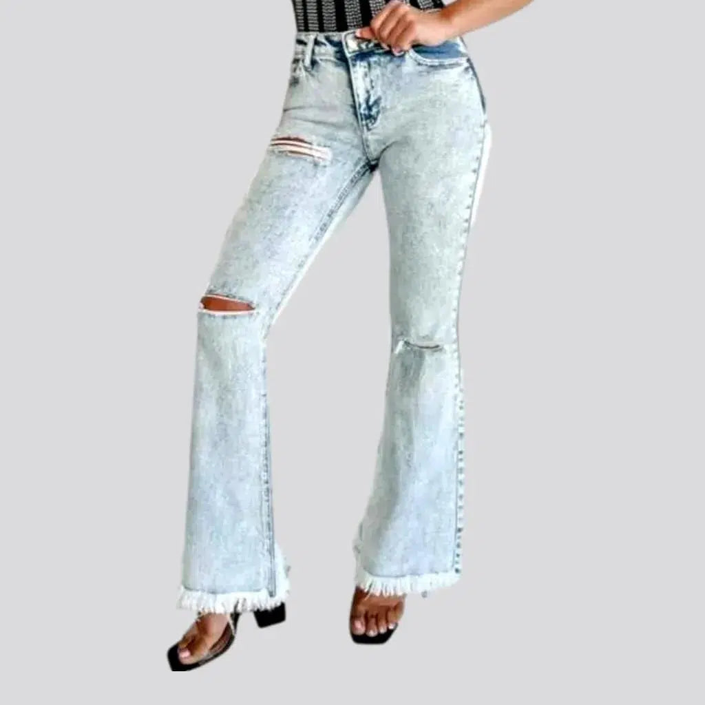 Raw-hem women's jeans | Jeans4you.shop