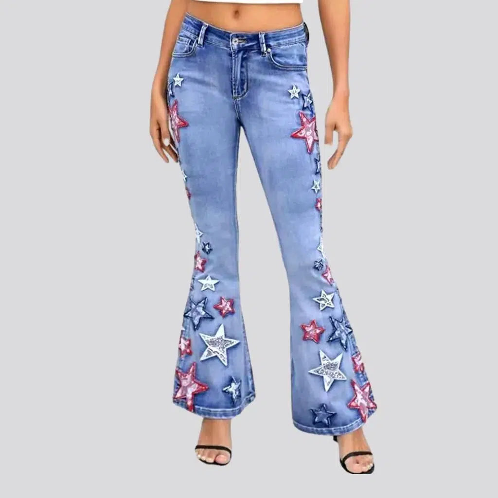 Raw-hem y2k jeans
 for ladies | Jeans4you.shop