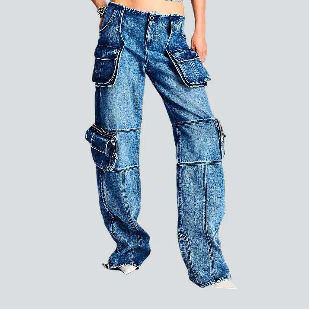 Raw waistline women's low-waist jeans | Jeans4you.shop