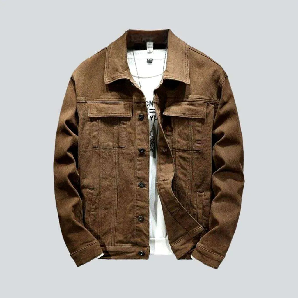 Men's Brown Denim Jackets - Sale – Jeans4you.shop