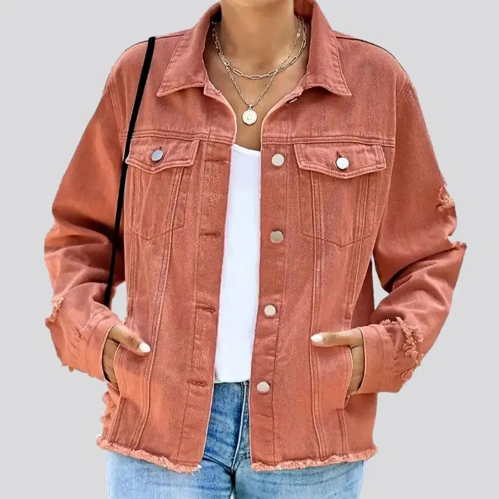 Regular vintage women's jean jacket | Jeans4you.shop