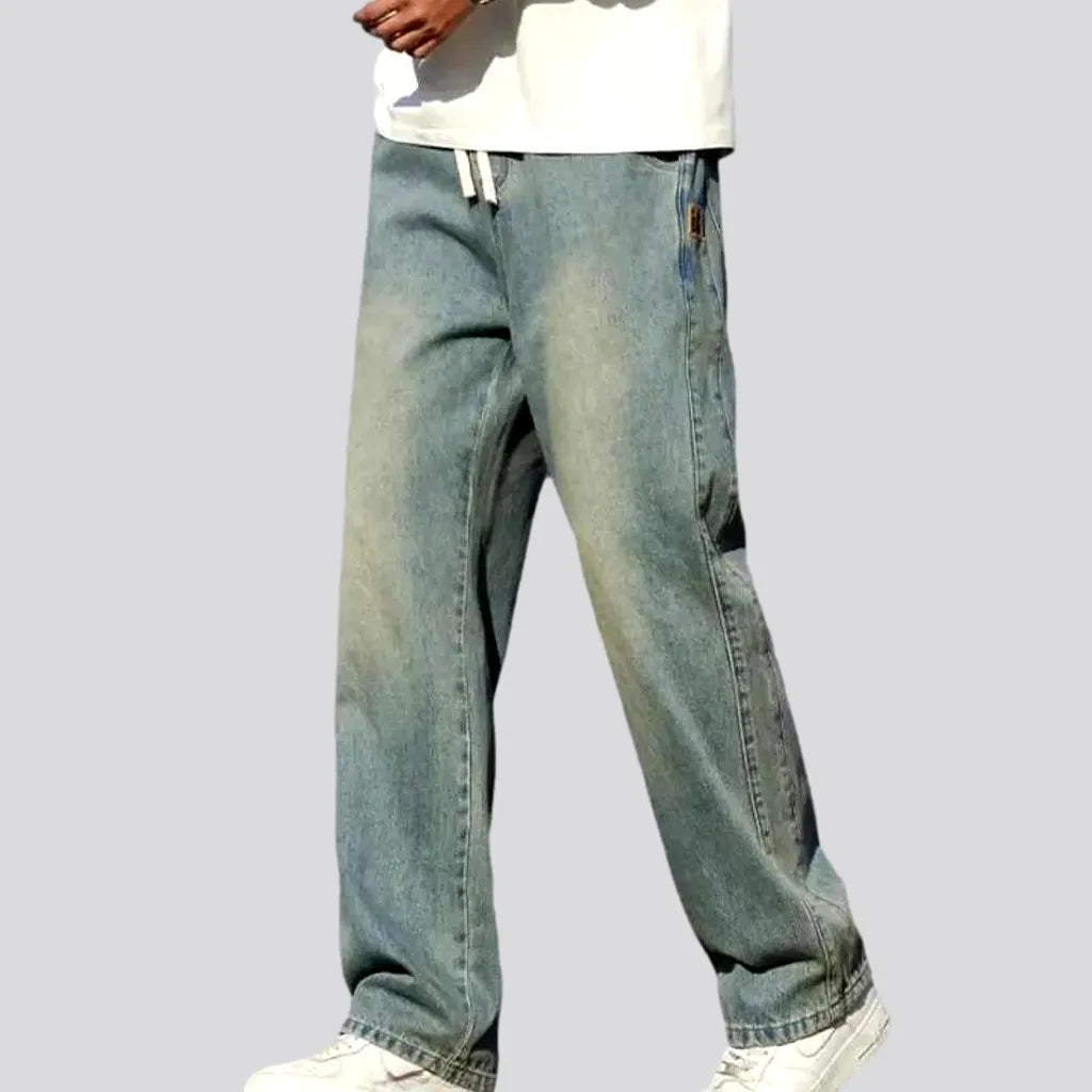 Retro men's rock-washed jeans | Jeans4you.shop