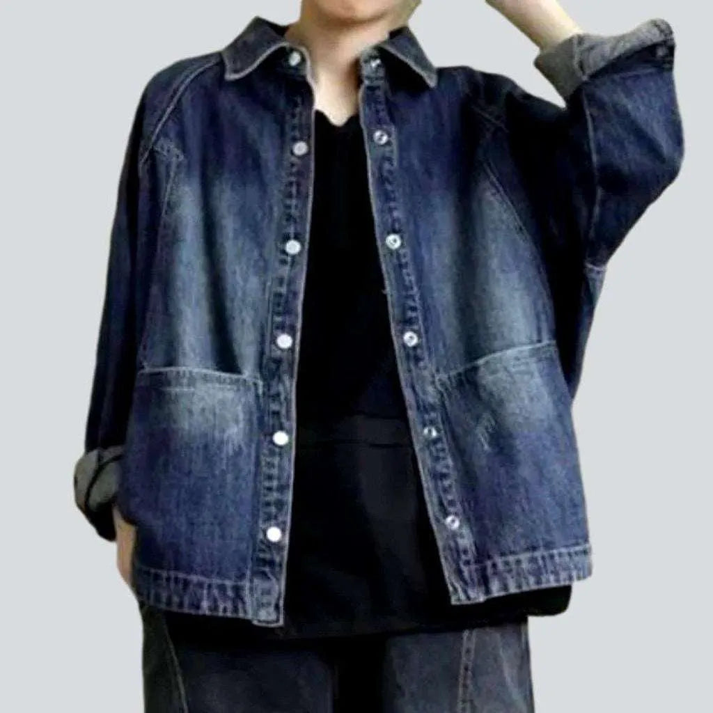 Roomy pocket women's denim jacket | Jeans4you.shop