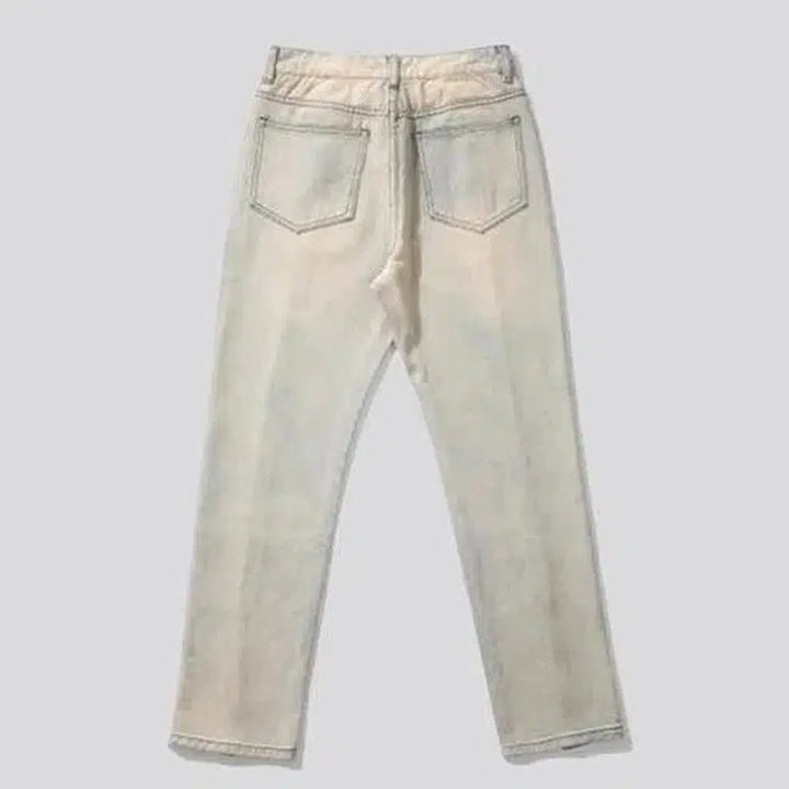 Baggy stonewashed jeans
 for men