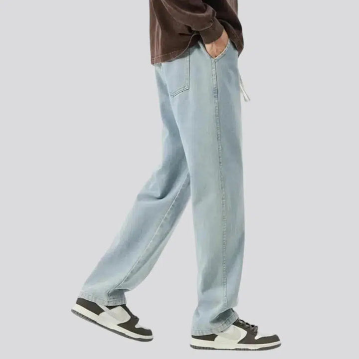 Stonewashed hip-hop jeans
 for men