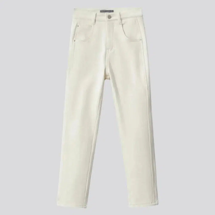 90s monochrome jeans
 for women