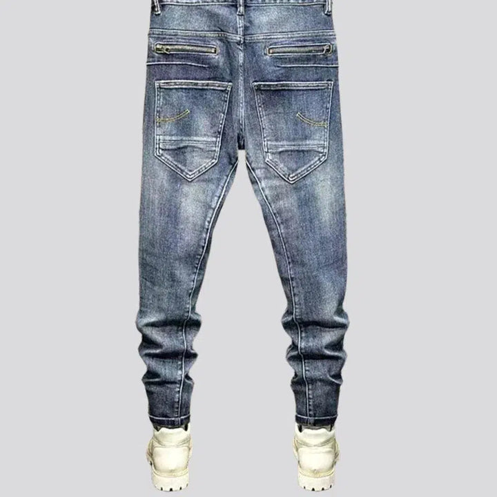 Medium wash men's vintage jeans