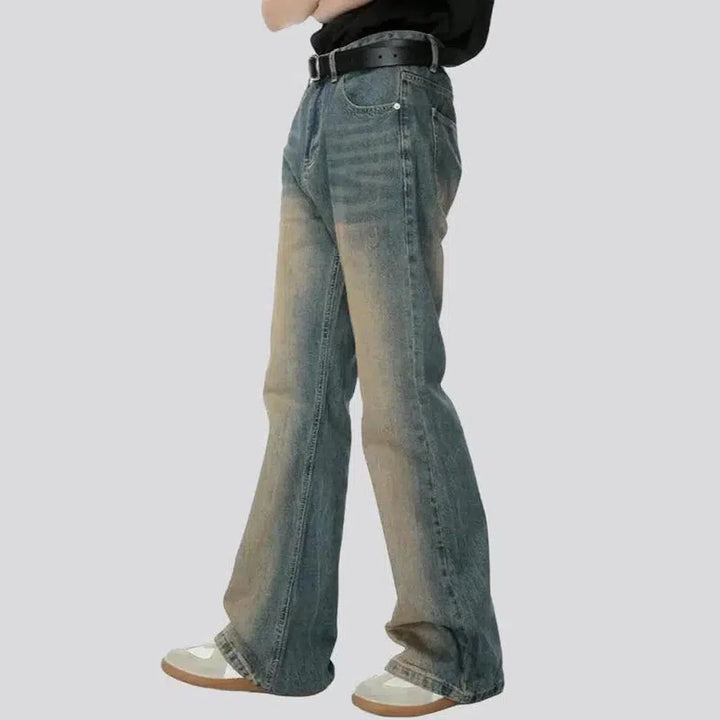 Men's yellow-cast jeans