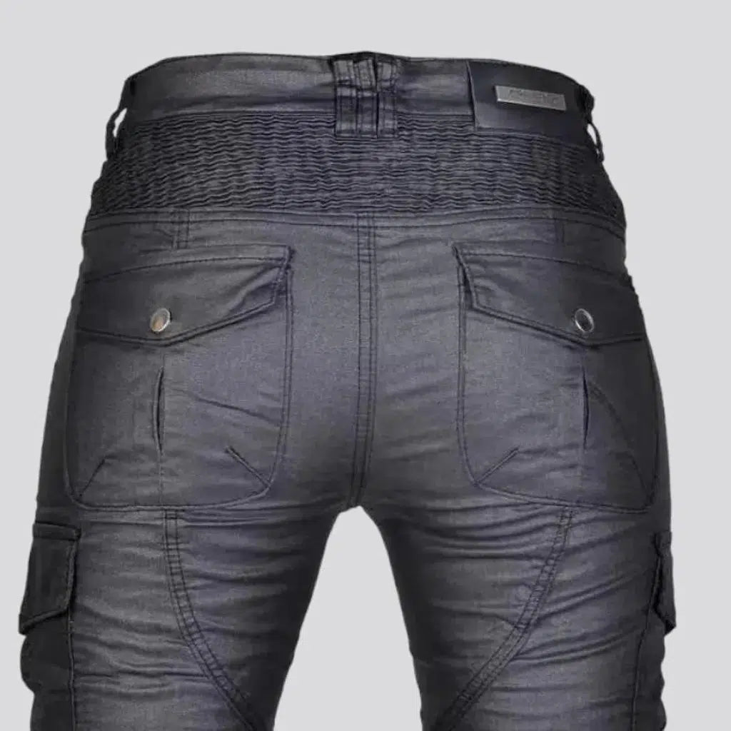 Biker women's cargo jeans