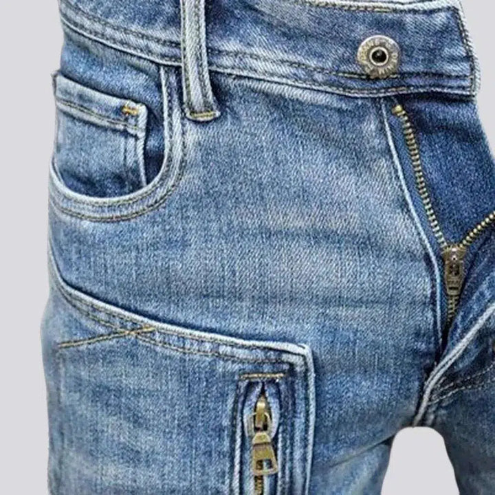 Back flap pockets vintage jeans