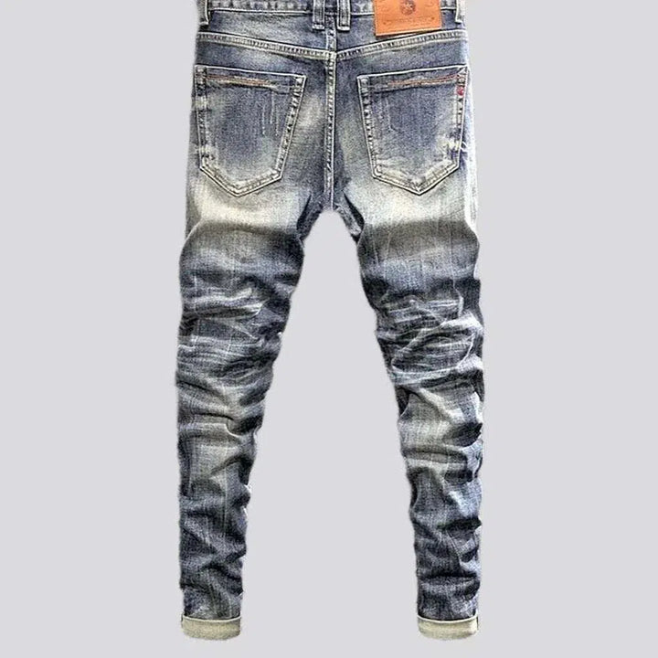 Skinny men's street jeans