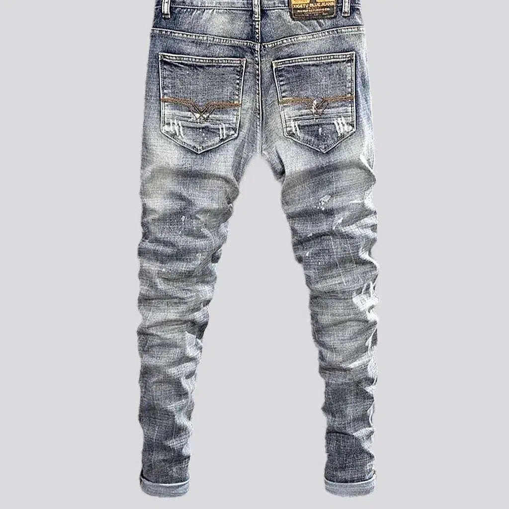 Vintage men's street jeans