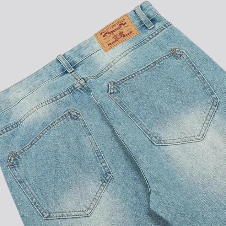 Cargo men's bootcut jeans