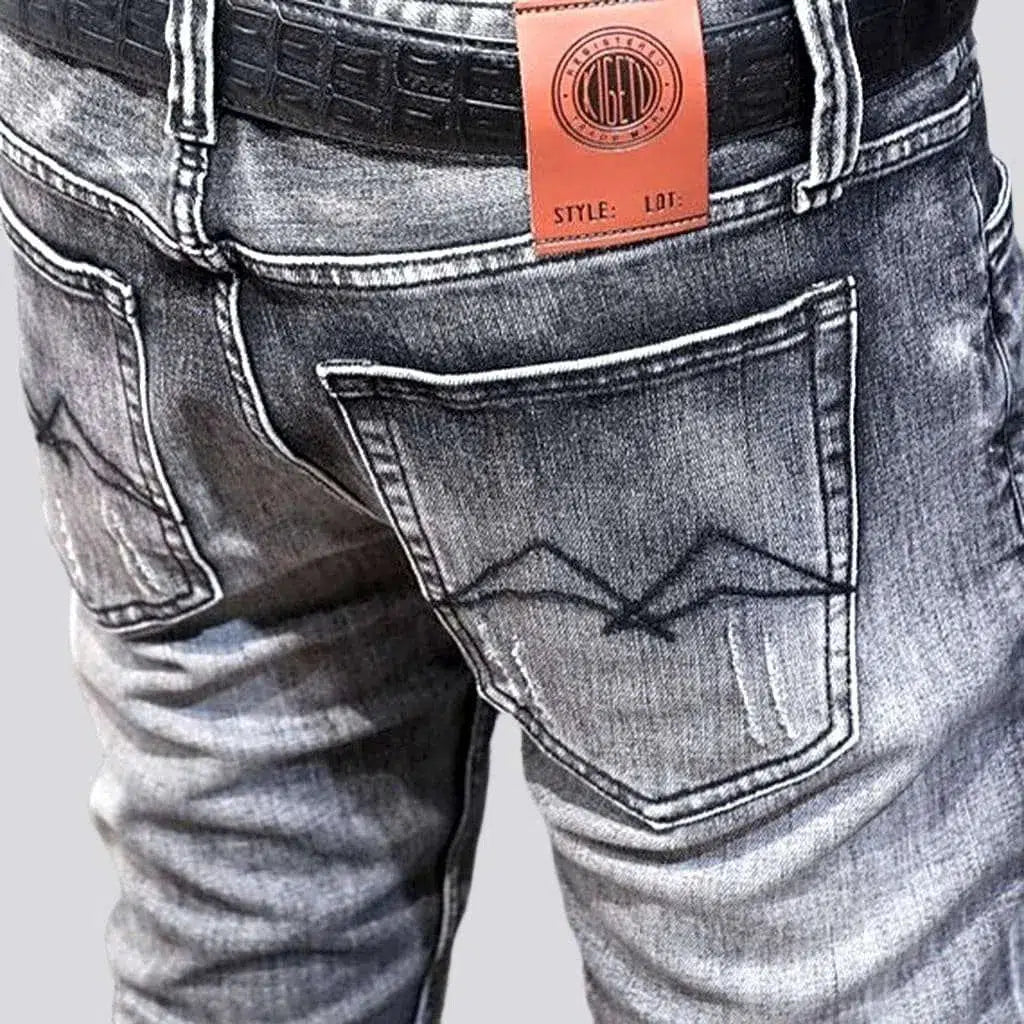 Men's sanded jeans