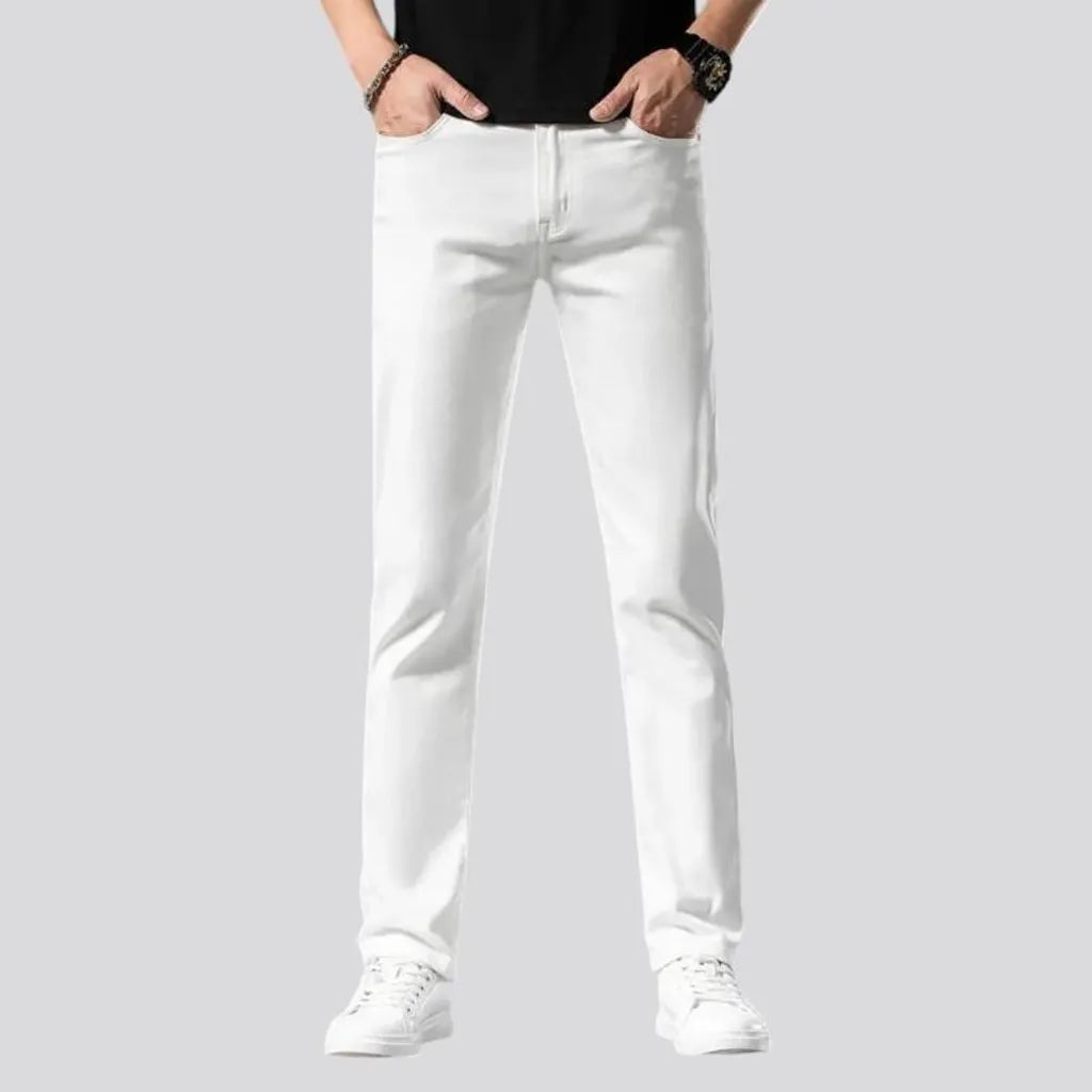Slim monochrome men's jean pants | Jeans4you.shop
