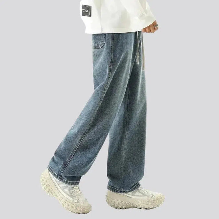 Stonewashed 90s jeans
 for men