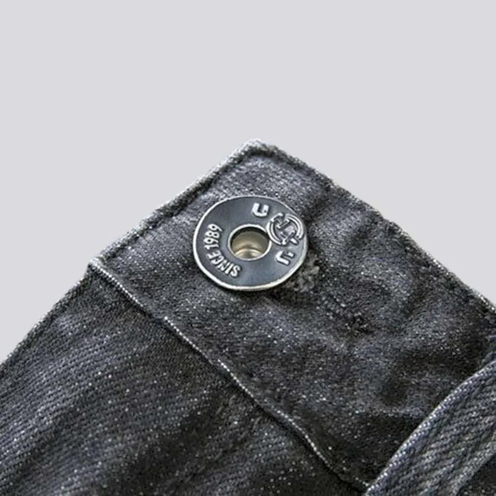 Grey men's vintage jeans