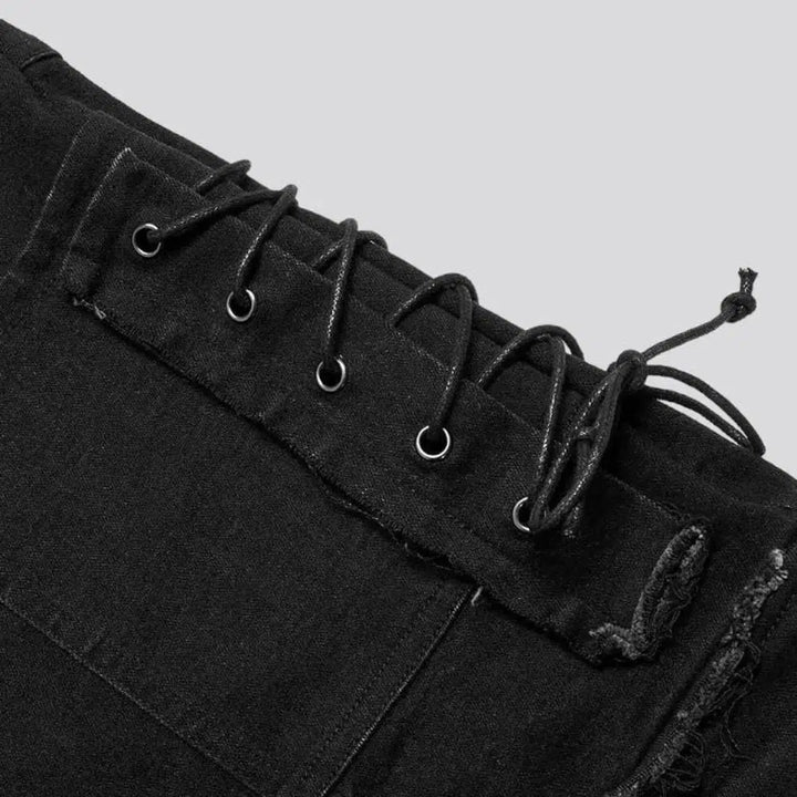 Gothic men's slim jeans