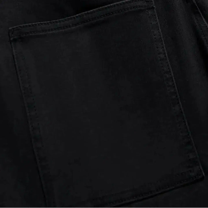 Monochrome black jeans
 for women