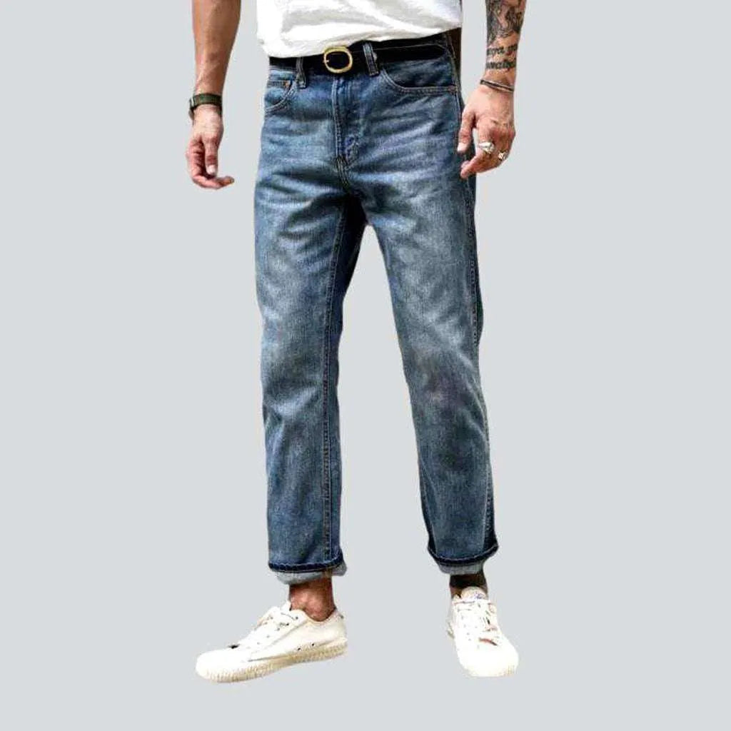 Sanded 10oz men's self-edge jeans | Jeans4you.shop