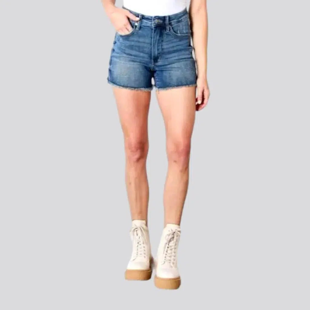 Sanded denim shorts
 for women | Jeans4you.shop