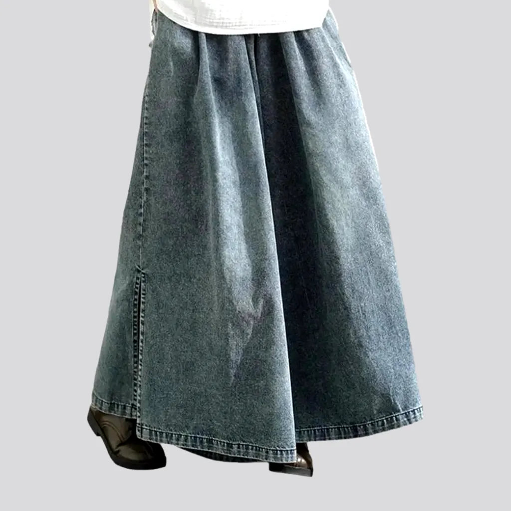 Sanded high-waist denim pants
 for ladies | Jeans4you.shop