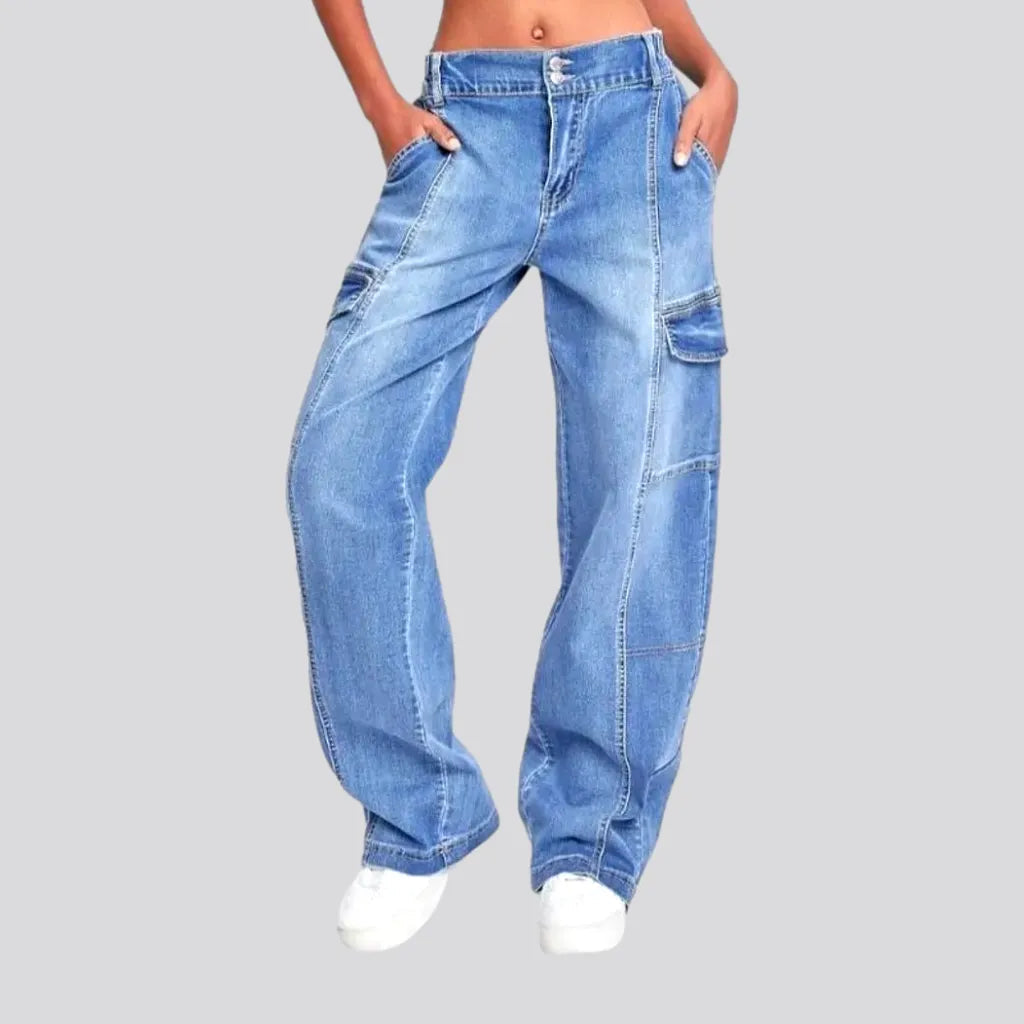 Sanded light-wash jeans
 for ladies | Jeans4you.shop