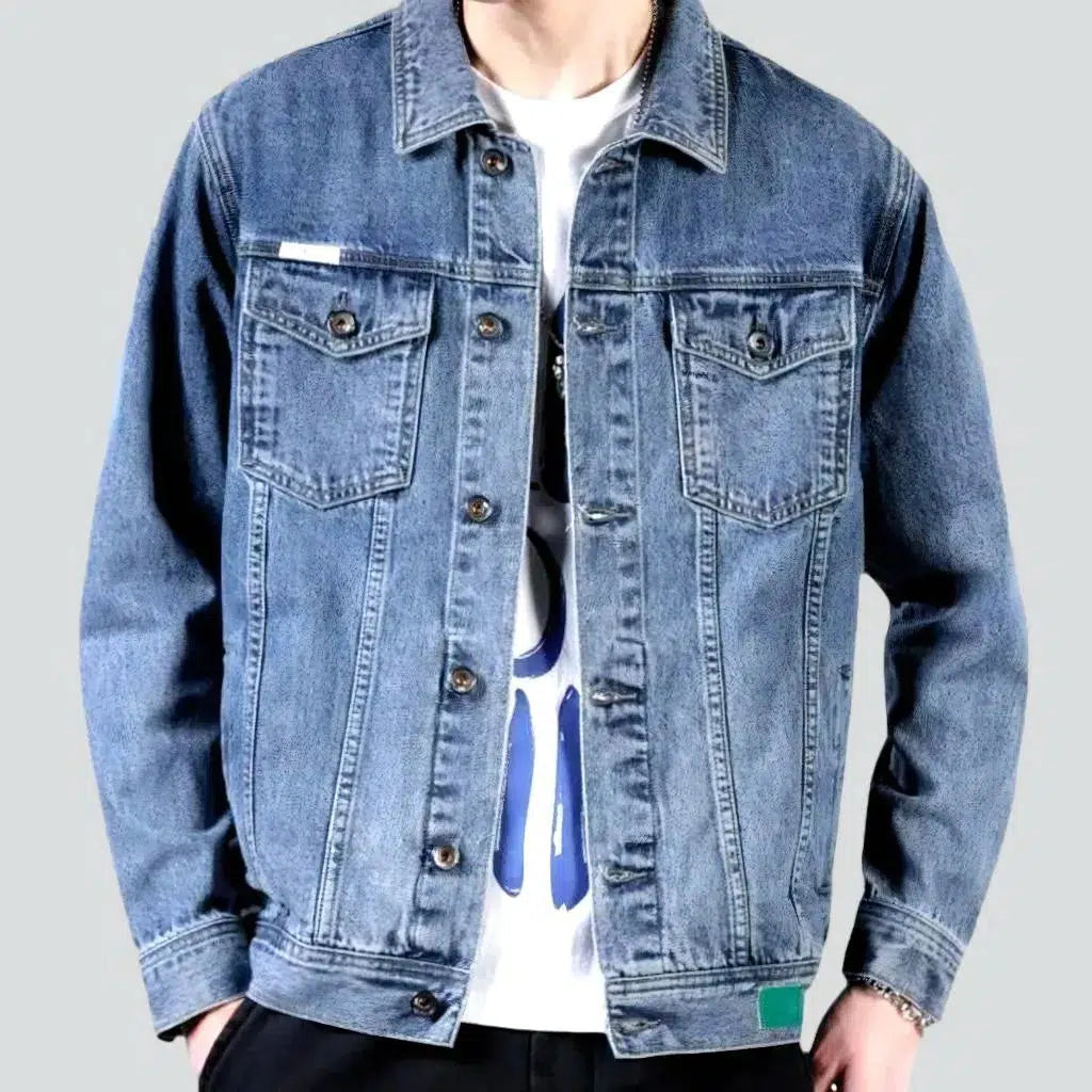 Sanded men's jeans jacket | Jeans4you.shop