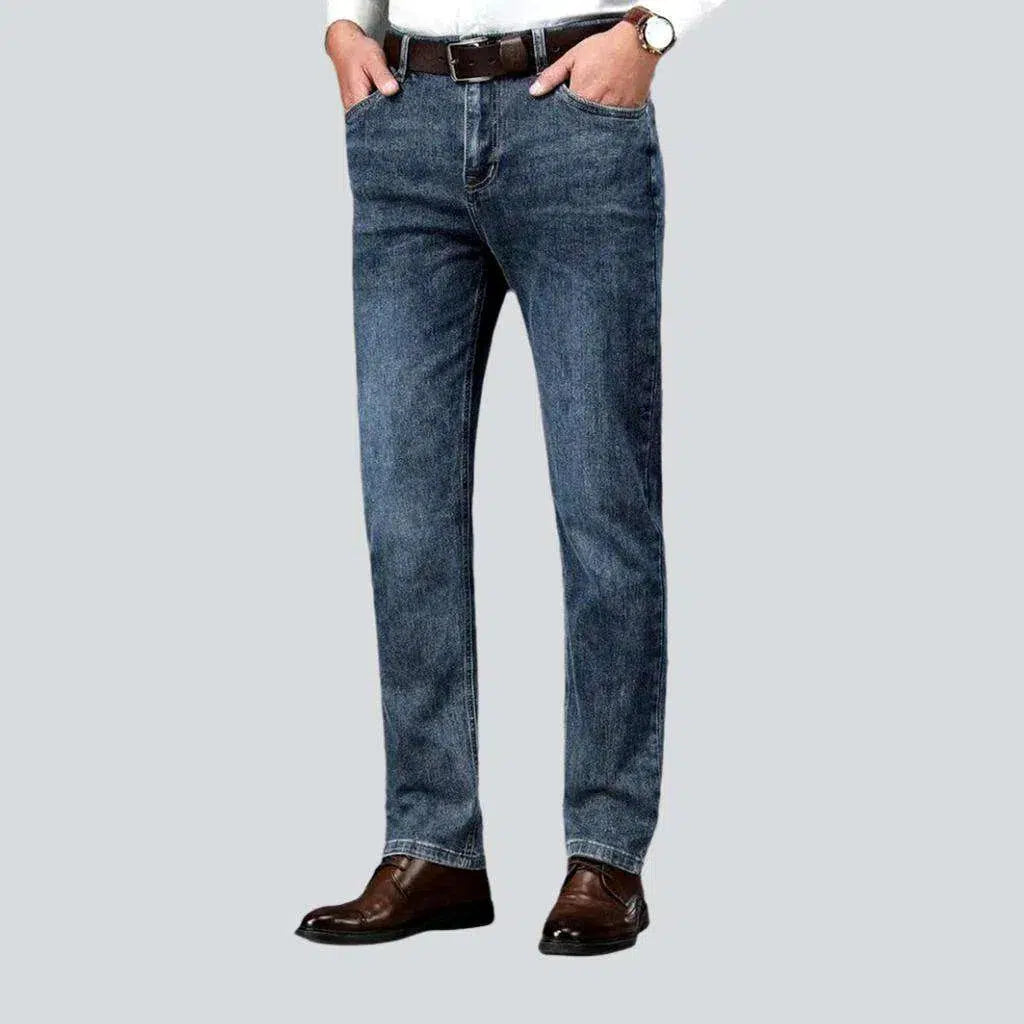 Sanded men's straight jeans | Jeans4you.shop