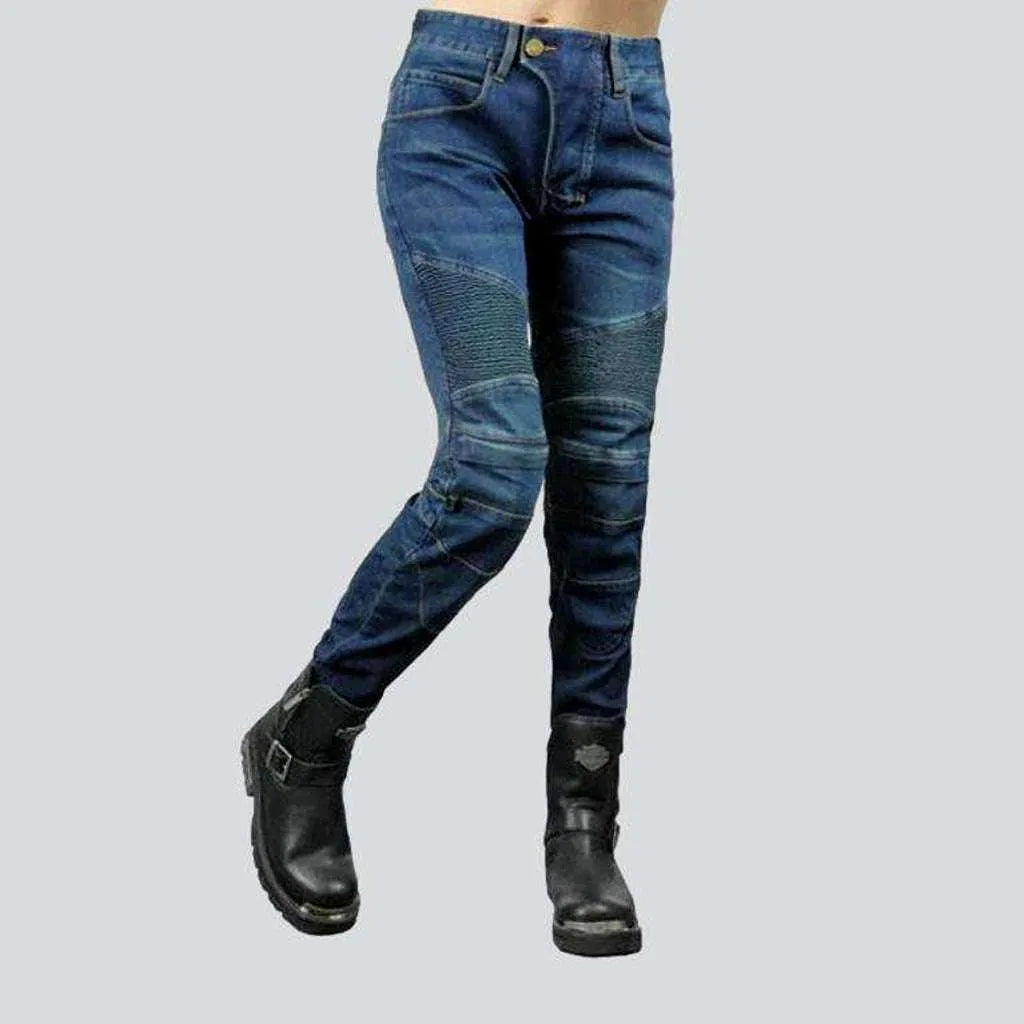 Sanded women's riding jeans | Jeans4you.shop