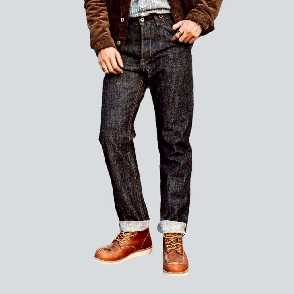 Sanforized men's selvedge jeans | Jeans4you.shop