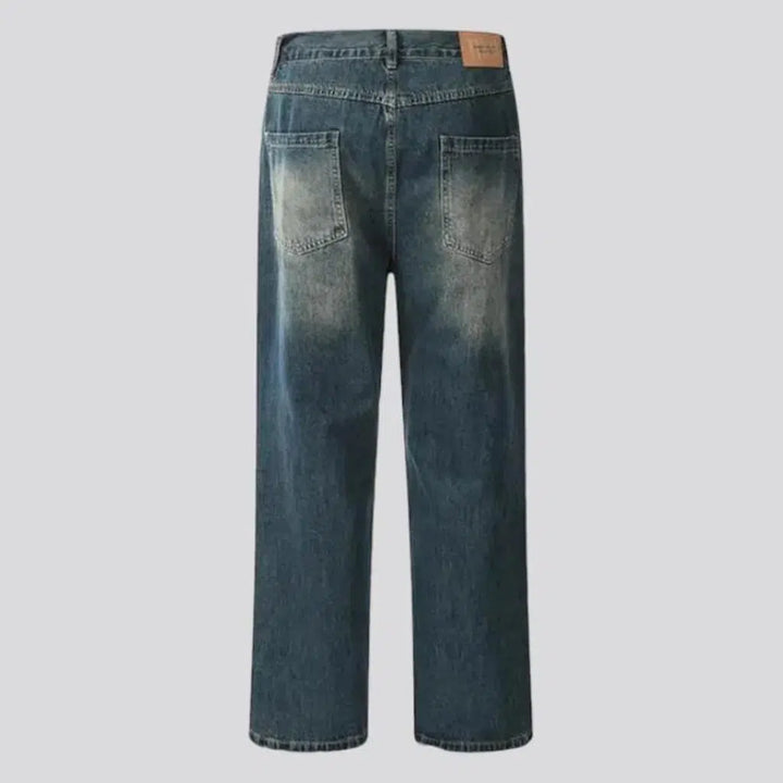 Y2k men's medium-wash jeans