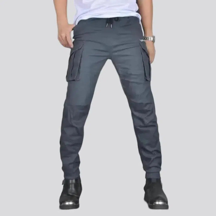 Monochrome men's biker jeans