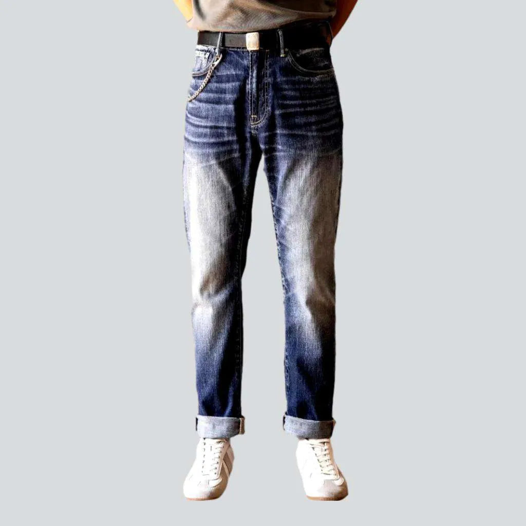 Selvedge light men's wash jeans | Jeans4you.shop