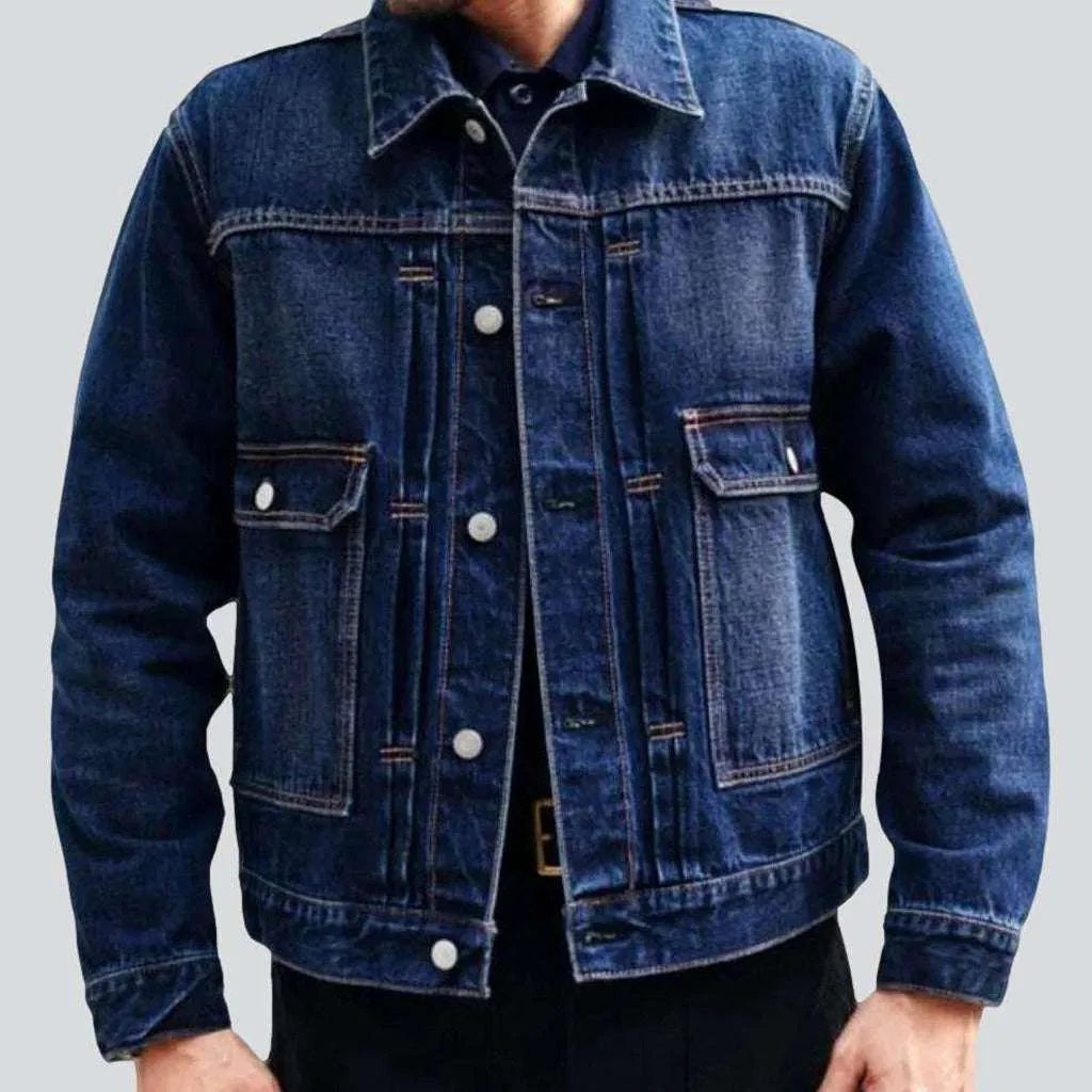 Selvedge men's denim jacket | Jeans4you.shop