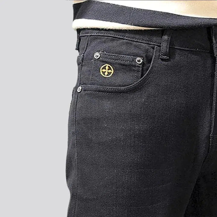 Monochrome men's casual jeans