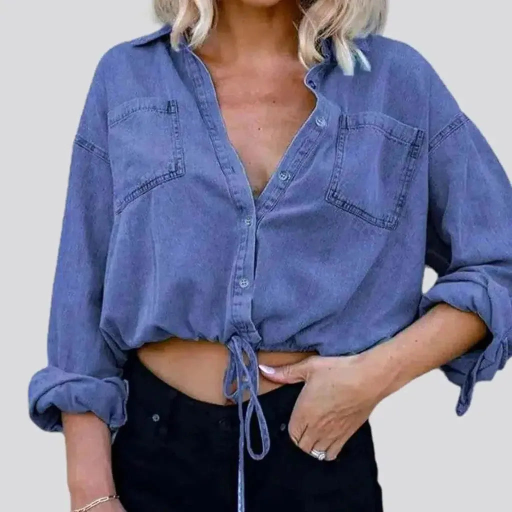 Shirt-like jean jacket
 for women | Jeans4you.shop