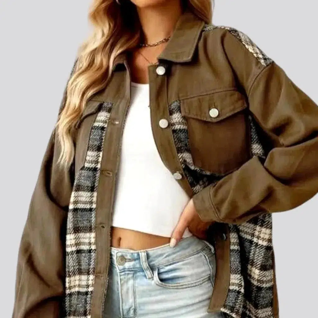 Shirt-like women's denim jacket | Jeans4you.shop