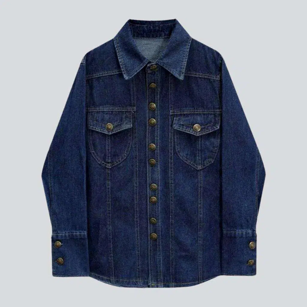 Shirt-like women's jeans jacket | Jeans4you.shop